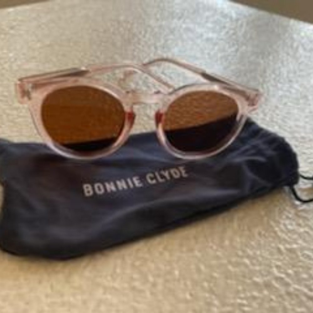 Bonnie Clyde pink sunglasses